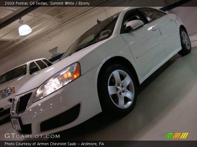 2009 Pontiac G6 Sedan in Summit White