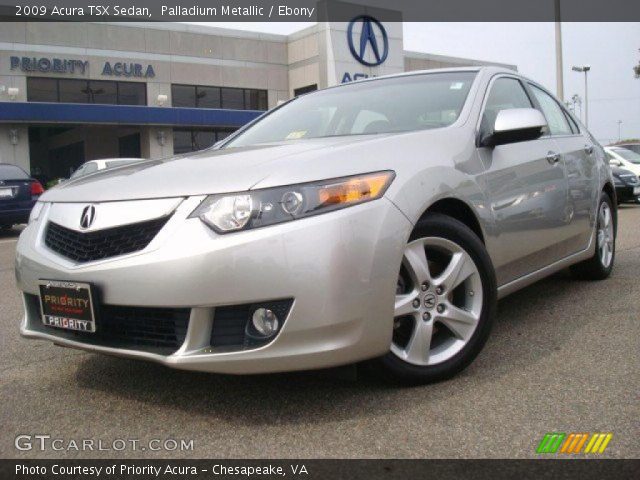 2009 Acura TSX Sedan in Palladium Metallic