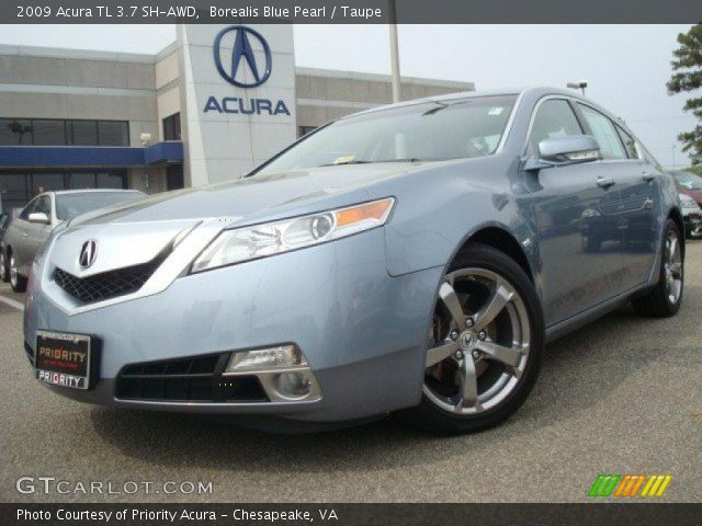 2009 Acura TL 3.7 SH-AWD in Borealis Blue Pearl