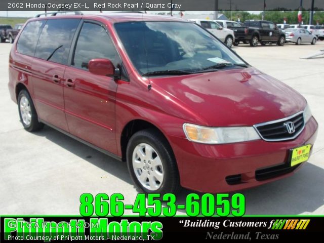 2002 Honda Odyssey EX-L in Red Rock Pearl