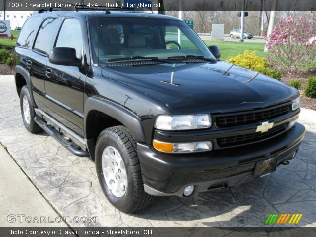 2003 Chevrolet Tahoe Z71 4x4 in Black