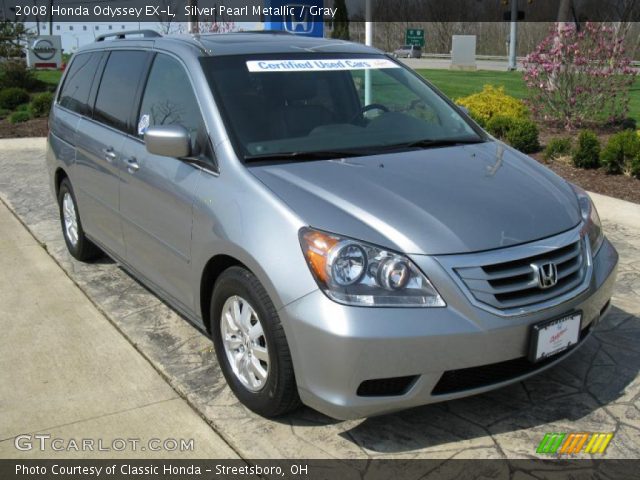2008 Honda Odyssey EX-L in Silver Pearl Metallic