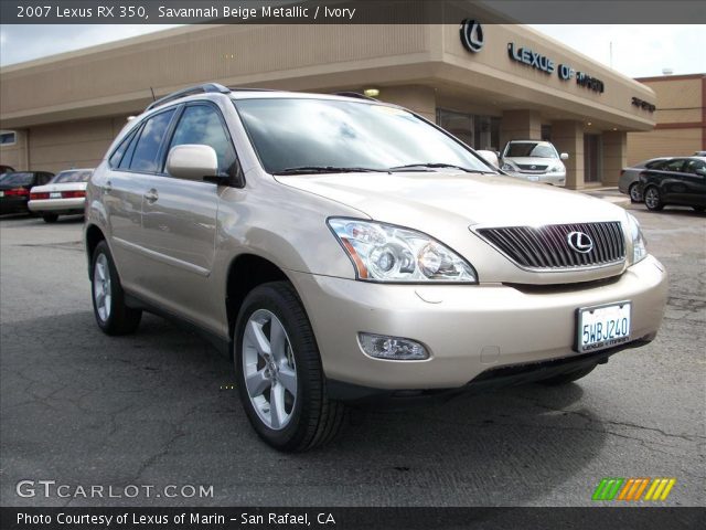 2007 Lexus RX 350 in Savannah Beige Metallic