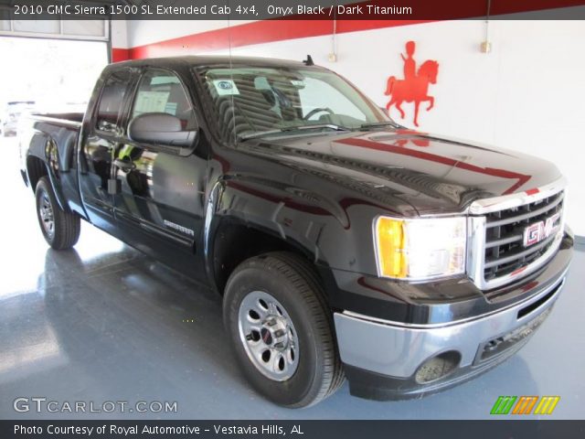 2010 GMC Sierra 1500 SL Extended Cab 4x4 in Onyx Black