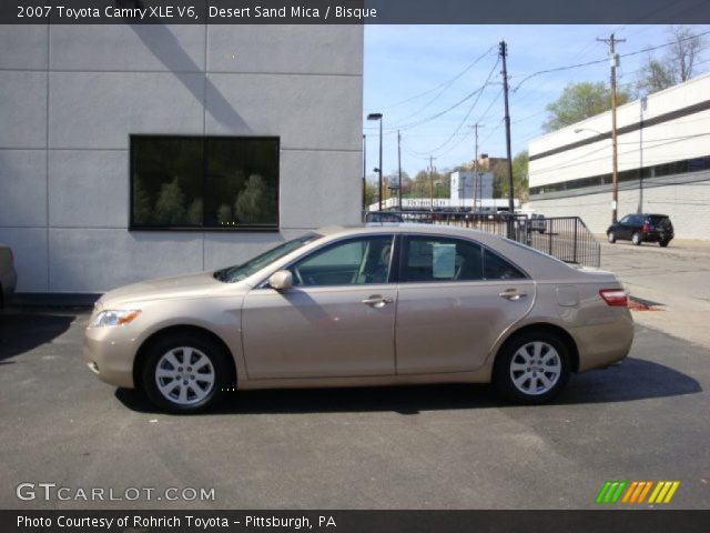 2007 Toyota Camry XLE V6 in Desert Sand Mica