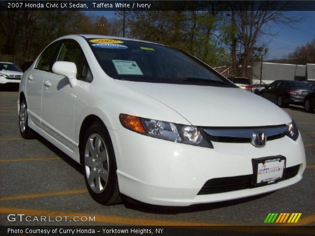 2007 Honda Civic LX Sedan in Taffeta White