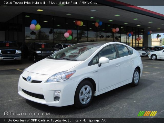 2010 Toyota Prius Hybrid III in Blizzard White Pearl