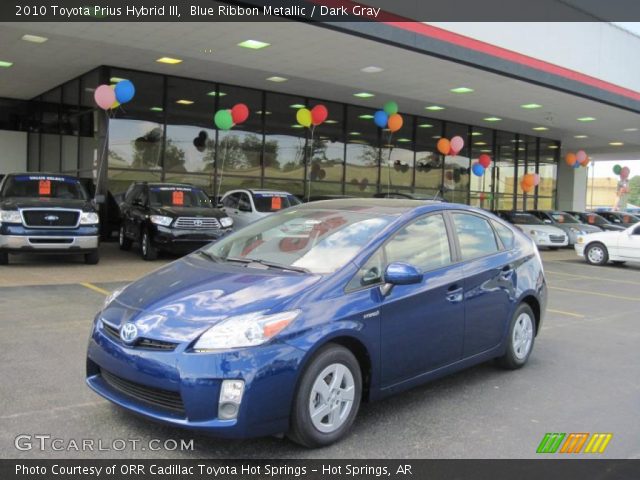 2010 Toyota Prius Hybrid III in Blue Ribbon Metallic