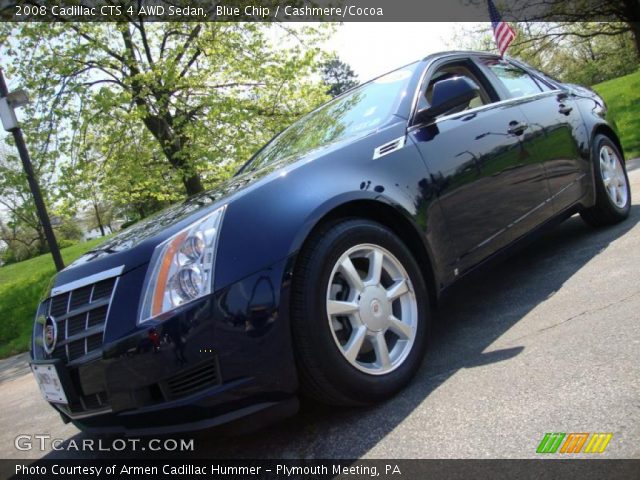 2008 Cadillac CTS 4 AWD Sedan in Blue Chip