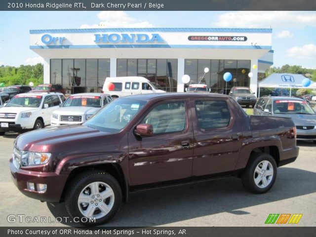 2010 Honda Ridgeline RTL in Dark Cherry Pearl