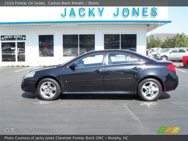 2010 Pontiac G6 Sedan in Carbon Black Metallic