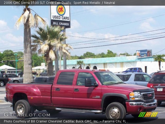 2006 GMC Sierra 3500 SLT Crew Cab Dually in Sport Red Metallic