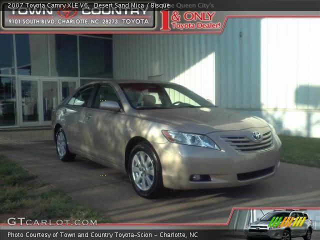 2007 Toyota Camry XLE V6 in Desert Sand Mica