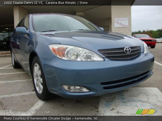 2003 Toyota Camry LE V6 in Catalina Blue Metallic