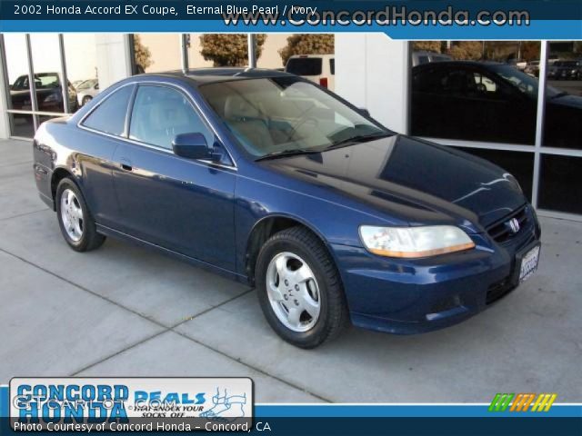 2002 Honda Accord EX Coupe in Eternal Blue Pearl