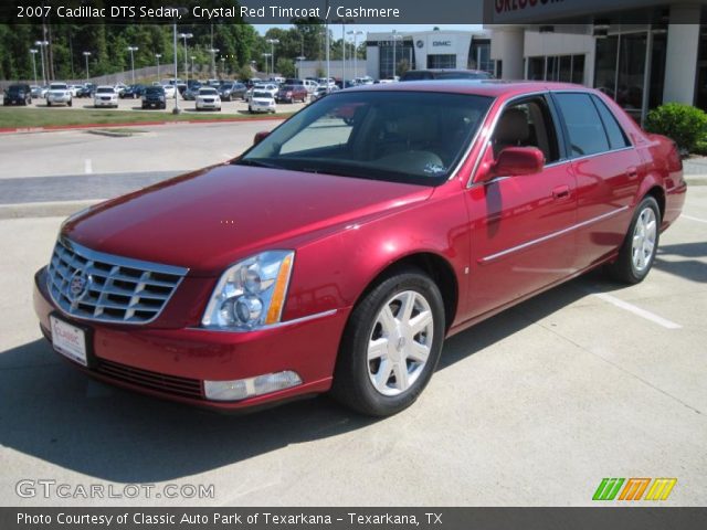 2007 Cadillac DTS Sedan in Crystal Red Tintcoat