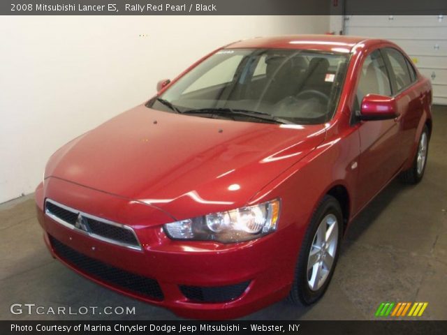 2008 Mitsubishi Lancer ES in Rally Red Pearl