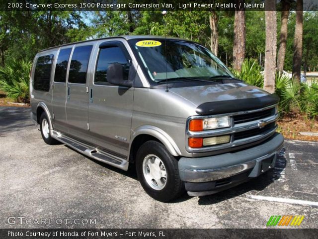 2002 Chevrolet Express 1500 Passenger Conversion Van in Light Pewter Metallic