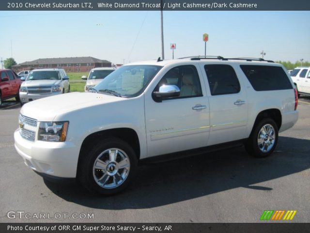 2010 Chevrolet Suburban LTZ in White Diamond Tricoat