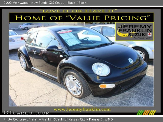 2002 Volkswagen New Beetle GLS Coupe in Black