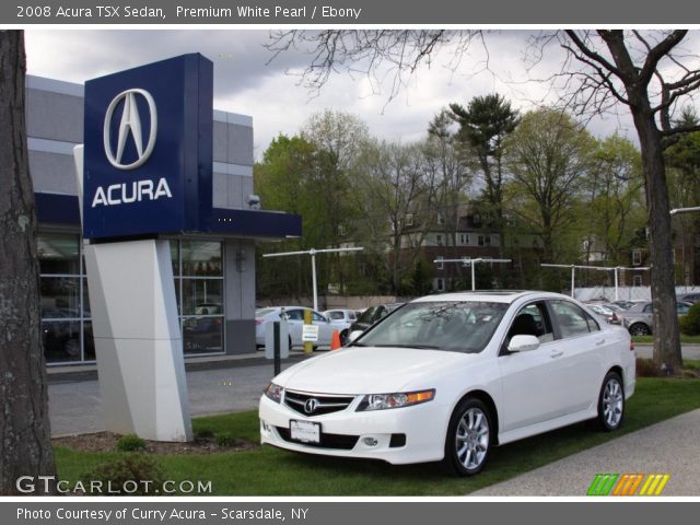 2008 Acura TSX Sedan in Premium White Pearl