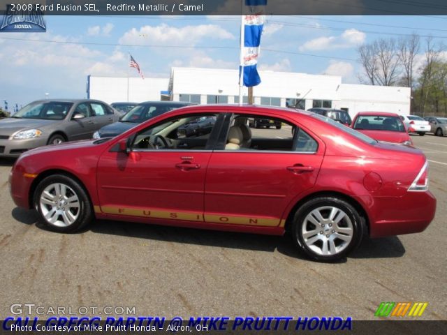 2008 Ford Fusion SEL in Redfire Metallic