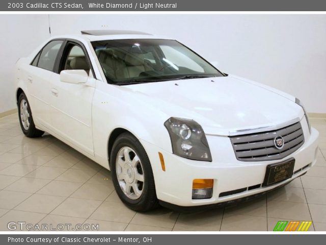 2003 Cadillac CTS Sedan in White Diamond