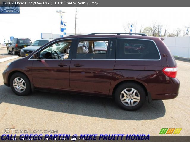 2007 Honda Odyssey EX-L in Dark Cherry Pearl