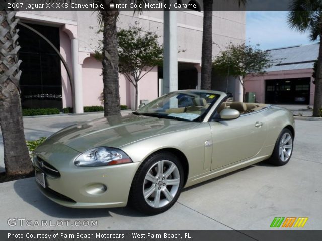 2007 Jaguar XK XK8 Convertible in Winter Gold Metallic