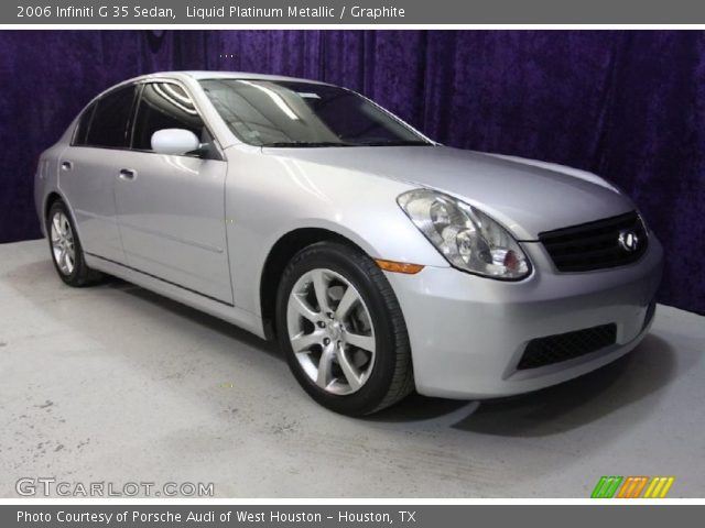 2006 Infiniti G 35 Sedan in Liquid Platinum Metallic