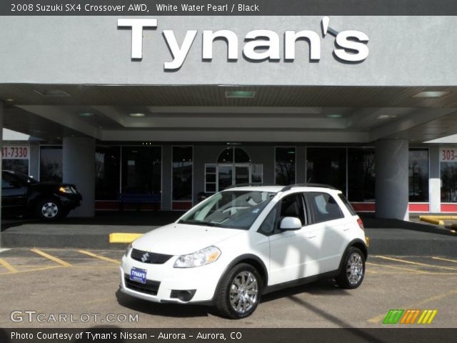 2008 Suzuki SX4 Crossover AWD in White Water Pearl