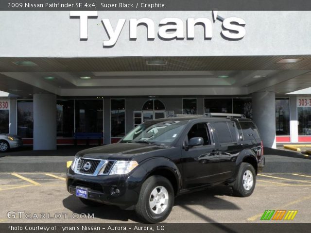 2009 Nissan Pathfinder SE 4x4 in Super Black