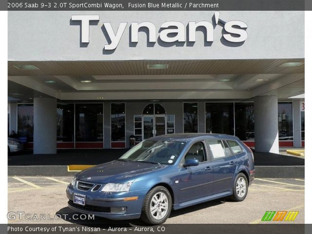 2006 Saab 9-3 2.0T SportCombi Wagon in Fusion Blue Metallic