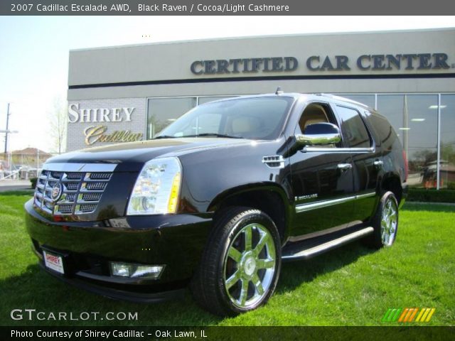 2007 Cadillac Escalade AWD in Black Raven