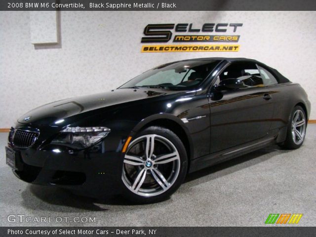 2008 BMW M6 Convertible in Black Sapphire Metallic