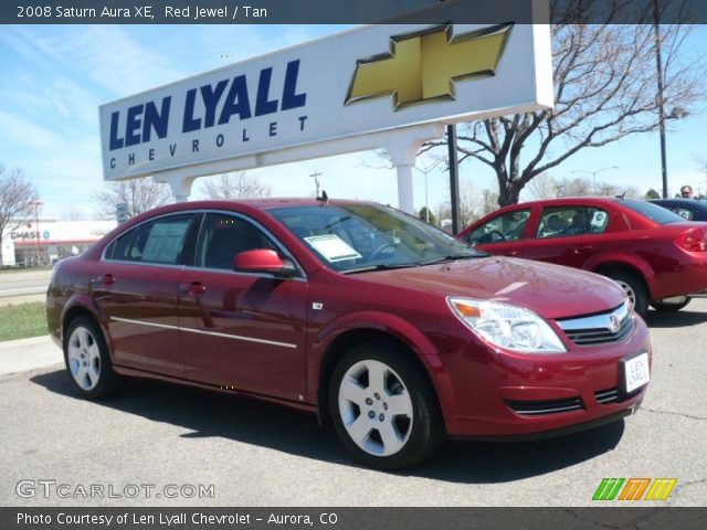 2008 Saturn Aura XE in Red Jewel