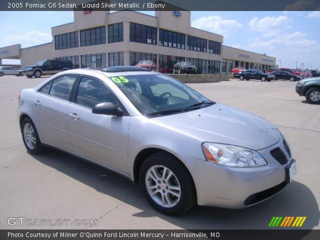2005 Pontiac G6 Sedan in Liquid Silver Metallic