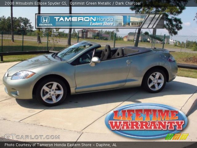 2008 Mitsubishi Eclipse Spyder GS in Optimist Green Metallic