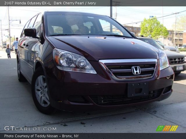 2007 Honda Odyssey EX-L in Dark Cherry Pearl
