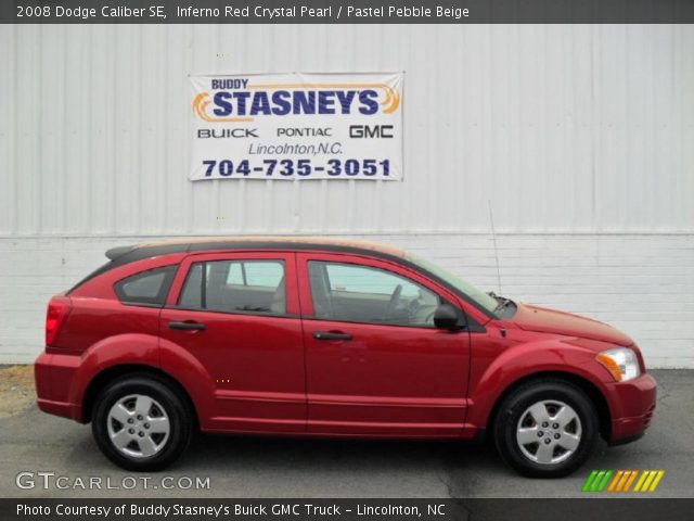 2008 Dodge Caliber SE in Inferno Red Crystal Pearl
