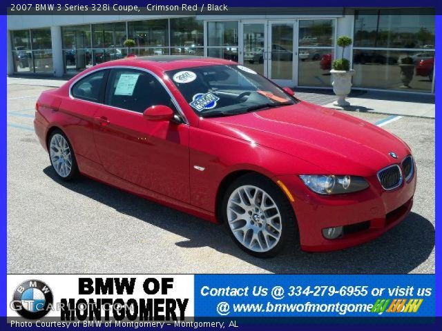 2007 BMW 3 Series 328i Coupe in Crimson Red
