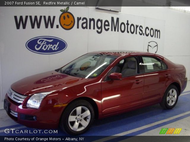 2007 Ford Fusion SE in Redfire Metallic