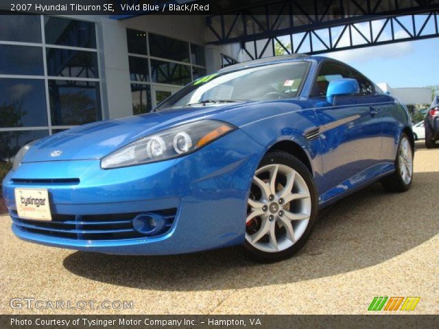 2007 Hyundai Tiburon SE in Vivid Blue