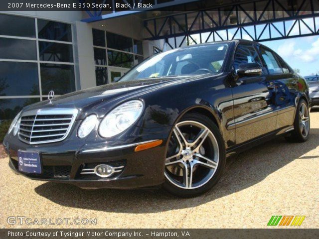 2007 Mercedes-Benz E 350 Sedan in Black