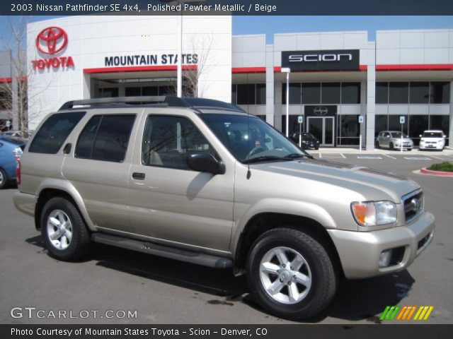 2003 Nissan Pathfinder SE 4x4 in Polished Pewter Metallic