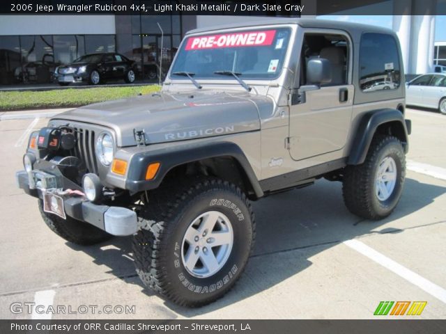 2006 Jeep Wrangler Rubicon 4x4 in Light Khaki Metallic