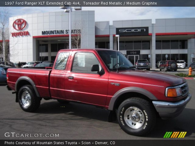 1997 Ford Ranger XLT Extended Cab 4x4 in Toreador Red Metallic