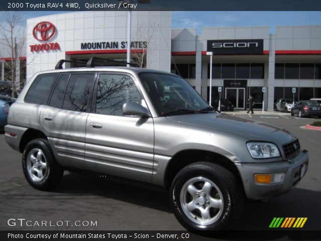 2000 Toyota RAV4 4WD in Quicksilver