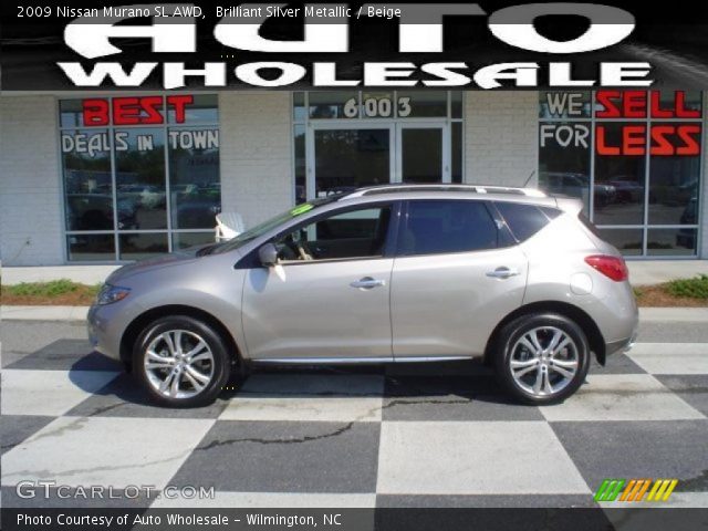 2009 Nissan Murano SL AWD in Brilliant Silver Metallic