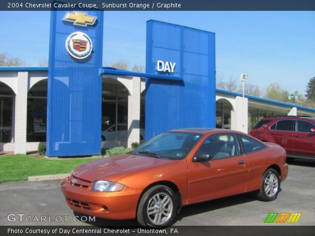 2004 Chevrolet Cavalier Coupe in Sunburst Orange